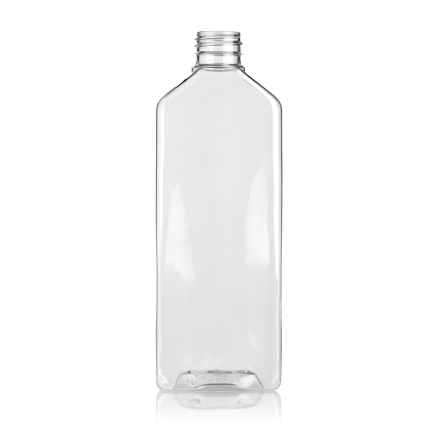 Bottle 250ml Rectangular Clear neck 24/410 (100's)