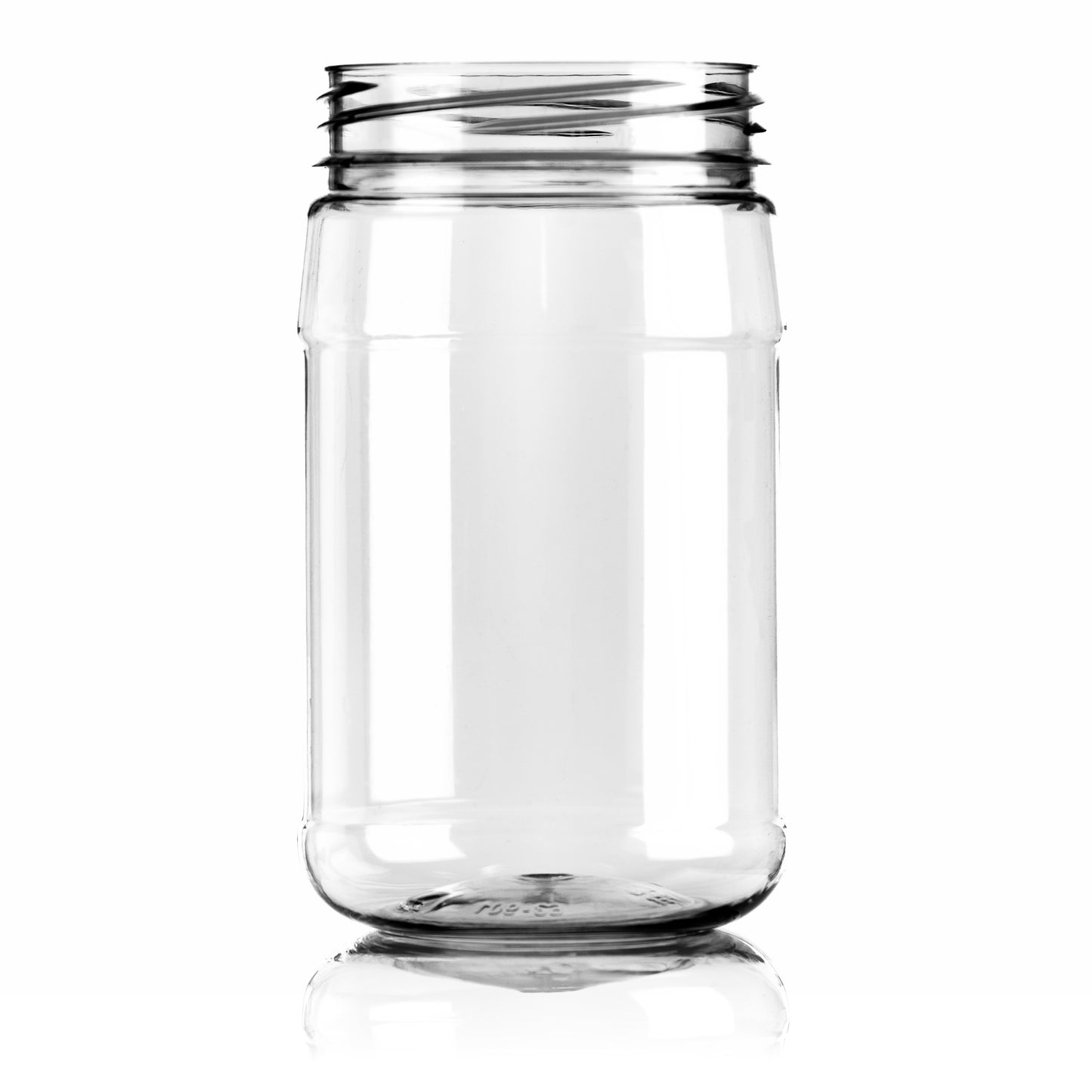 350ml Screw Cap Jar Round Panel Neck 63mm (100's)