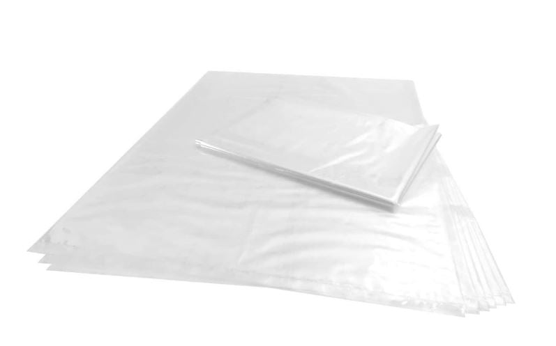 Clear Plastic Flat Open Poly Bags (1000)