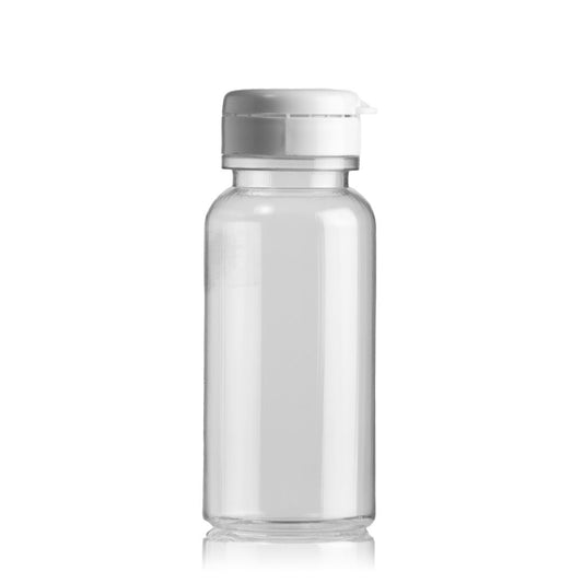 Round Bottle 50ml with Push On Cap (100's)