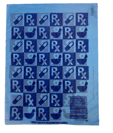 Plastic Pharmacy Carrier Bag  - Small 14 x19 (500's)