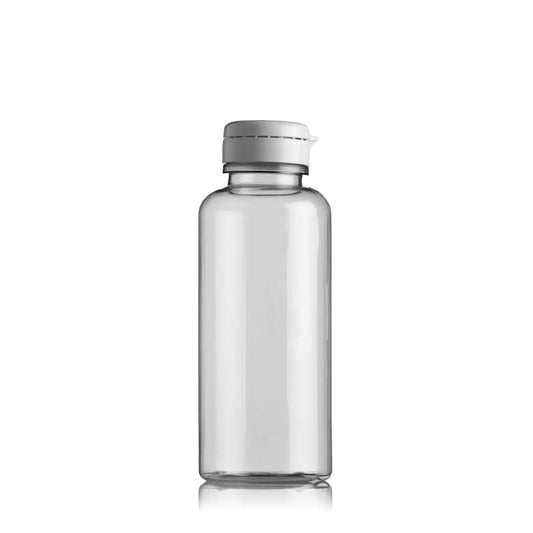 Round Bottle 100ml with Push On Cap (100's)