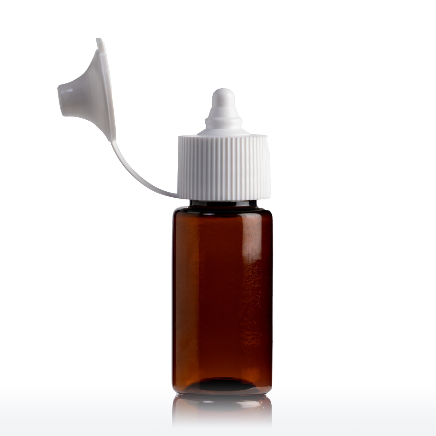 Round Clear Bottle 15ml with Dropper Cap (100's)