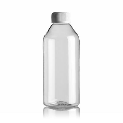 Medical Round Bottle 200ml with Screw Cap (100's)