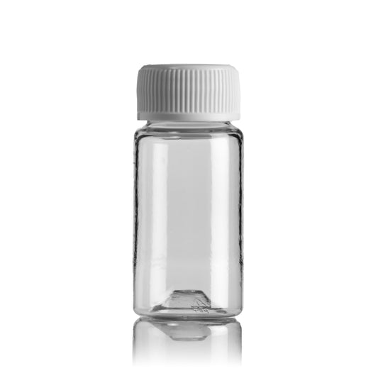 Medical Round Bottle 30ml with Screw Cap (100's)