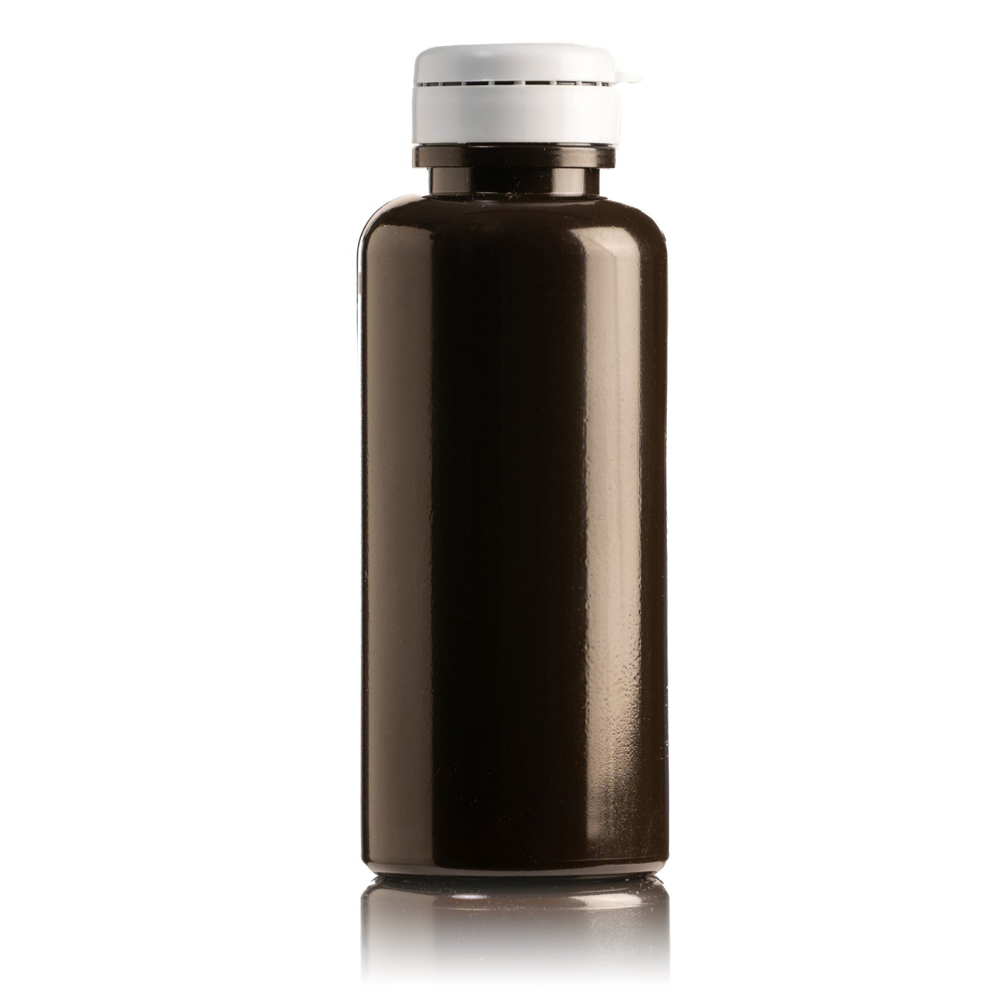 Round Bottle 100ml with Push On Cap (100's)